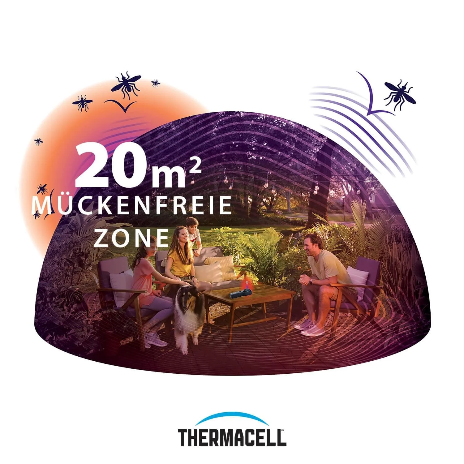 Портативное устройство для отпугивания комаров Thermacell Handheld MR-300 оливковый зеленый, фото №2