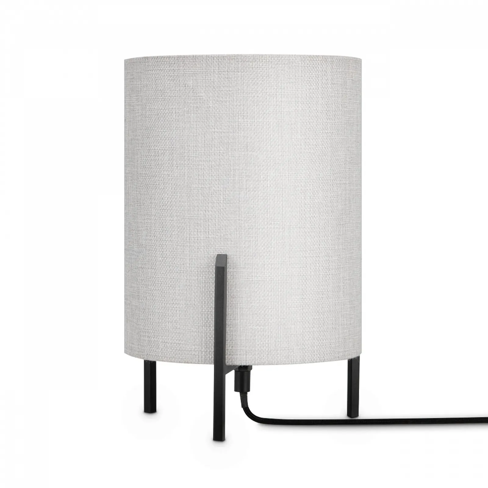 Настільна лампа Paco Home Fabric Shade Modern Black/Grey, фото №1