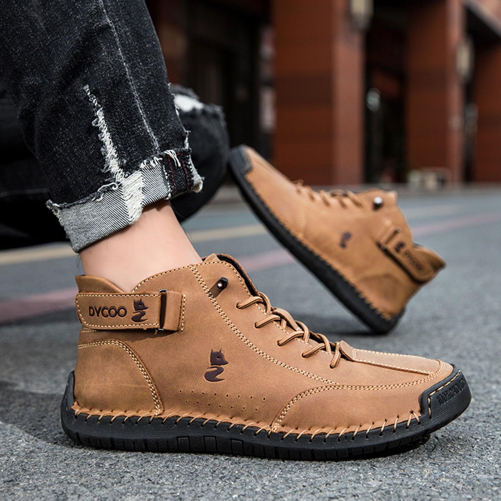 Ботинки Lvnsdknerse Barefoot, кожаные высокие альпака, ковбойские, итальянские туристические водонепроницаемые кроссовки, обувь для босоножек, туфли-лодочки, обувь для пальцев, унисекс, фото №3
