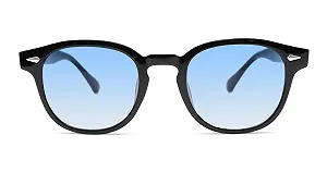 Сонцезахисні окуляри Круглі LHSDMOAT Retro Depp Style для чоловіків і жінок Вінтажні 70-х, захист UV400 для водіння, подорожей і активного відпочинку synthetic.ua - Фото 1