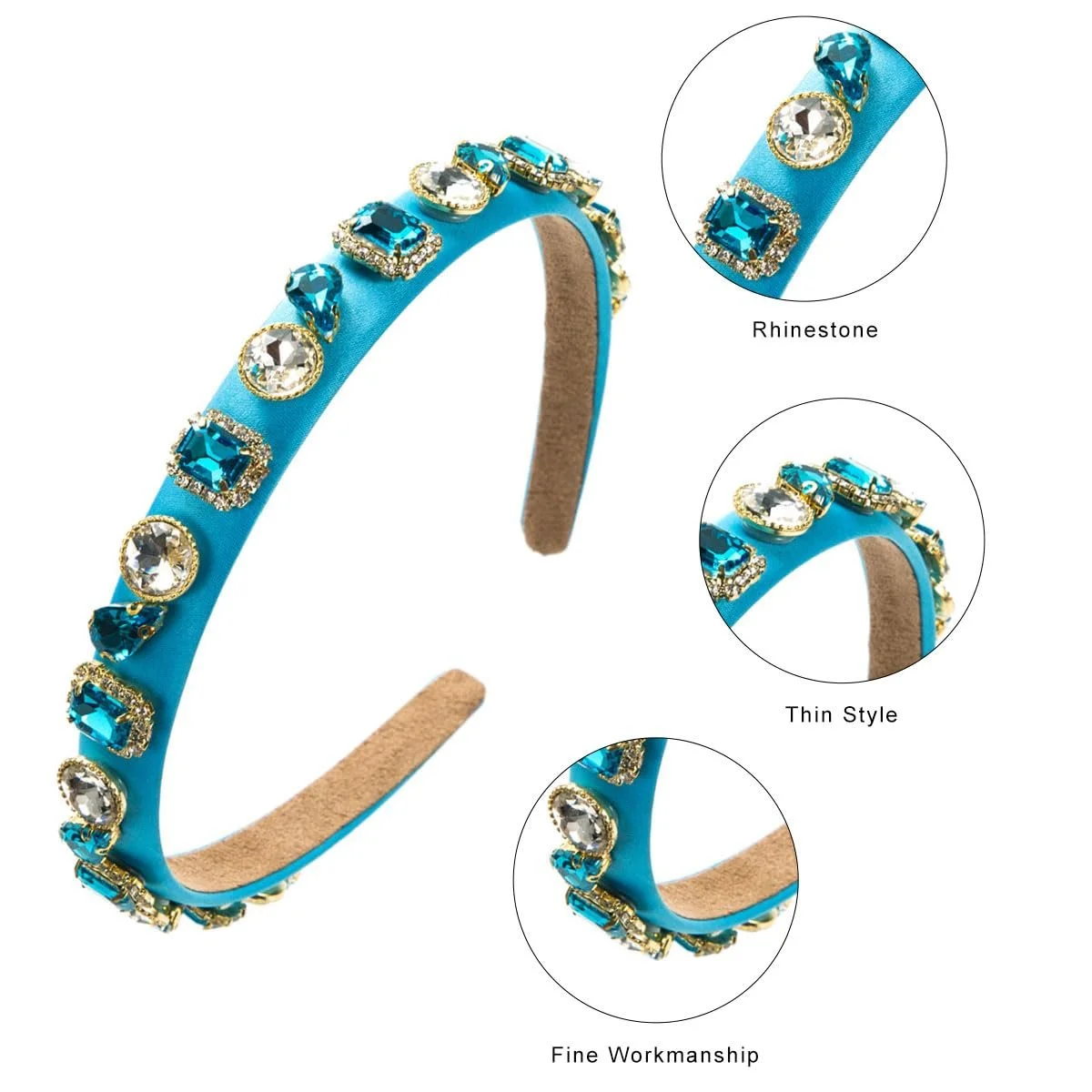 Жіночий Модний Обруч для Волосся Rococo Тонкий, фото №3