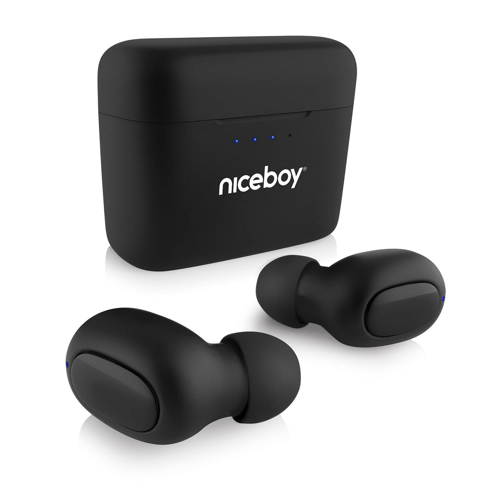 Навушники Niceboy HIVE Podsie 3 Безпровідні Bluetooth 5.1 35 годин роботи Чорний, фото №4
