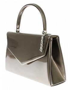 Клатч Girly Handbags лакований, жіночий, маленький жорсткий synthetic.ua - Фото 1