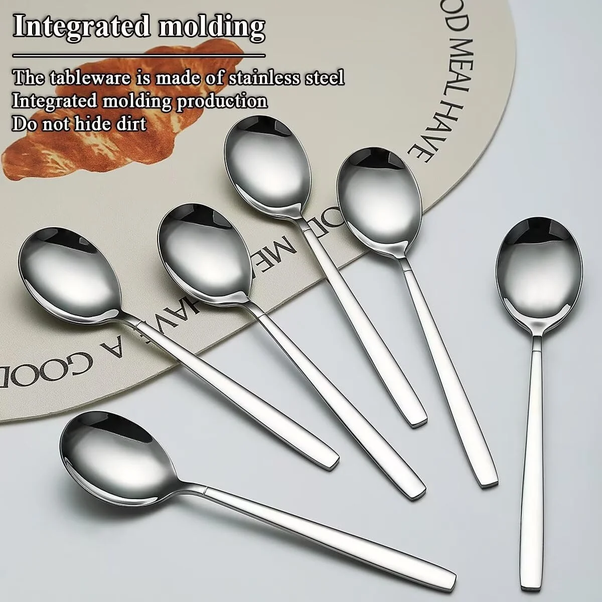 Ложка столова Berglander з нержавіючої сталі, набір 12 штук, фото №5 Ложка столова Berglander з нержавіючої сталі, набір 12 штук, фото №5