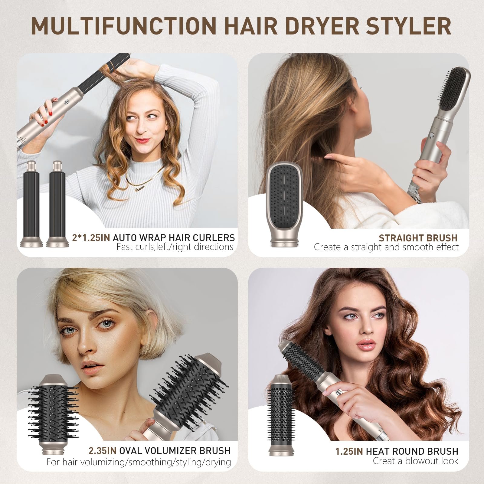 Стайлер для волосся TANSHINE 6 in 1 Auto Hair Wrap, фото №2