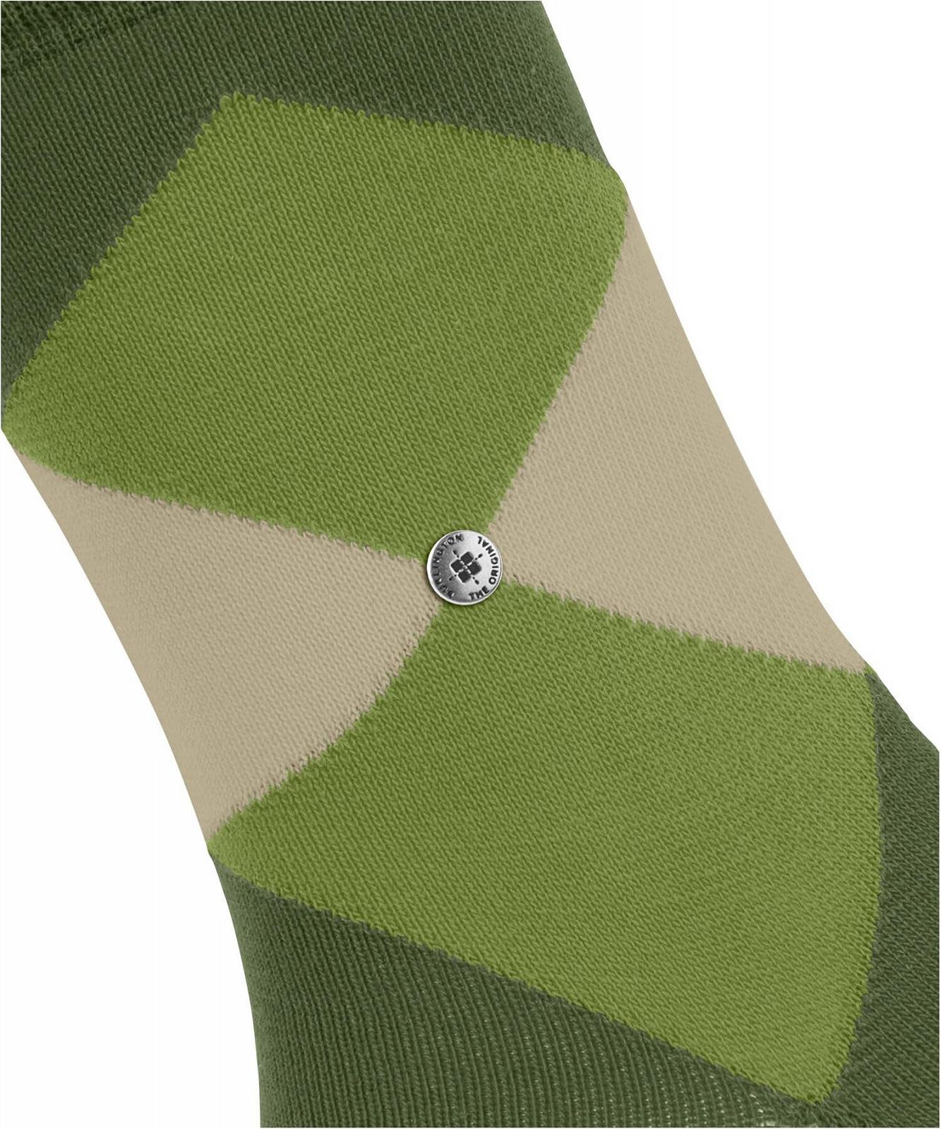 Носки Burlington Bonnie Женские, дышащие, из органического хлопка, с плоским швом, без давления на пальцы, модные, с ромбами, One-SIZE-FITS-ALL, 1 пара, фото №4