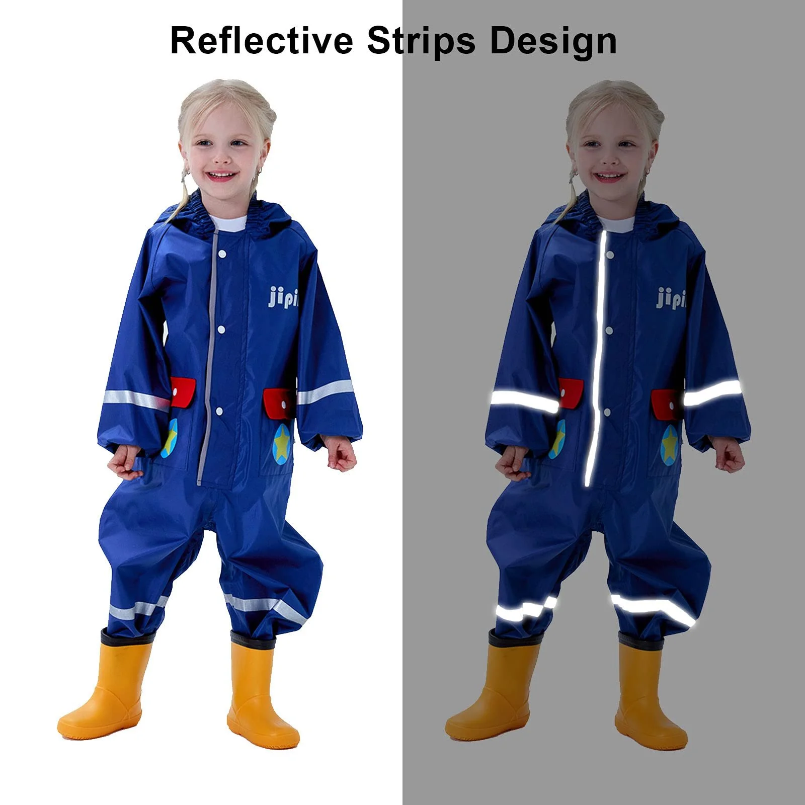 Дощовик Baogaier для хлопчиків, водонепроникний, фото №3 Дощовик Baogaier для хлопчиків, водонепроникний, фото №3