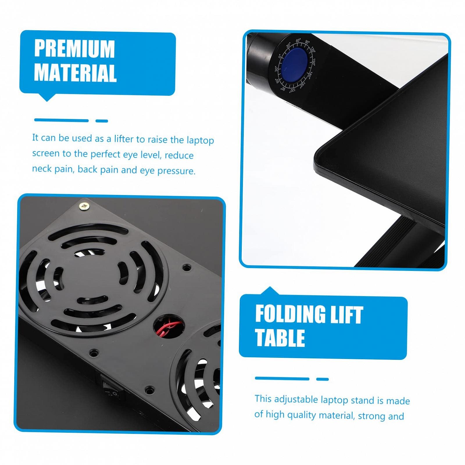 Складана Підставка для Ноутбука з Відведенням Тепла Регульована по Висоті Портативна, фото №4