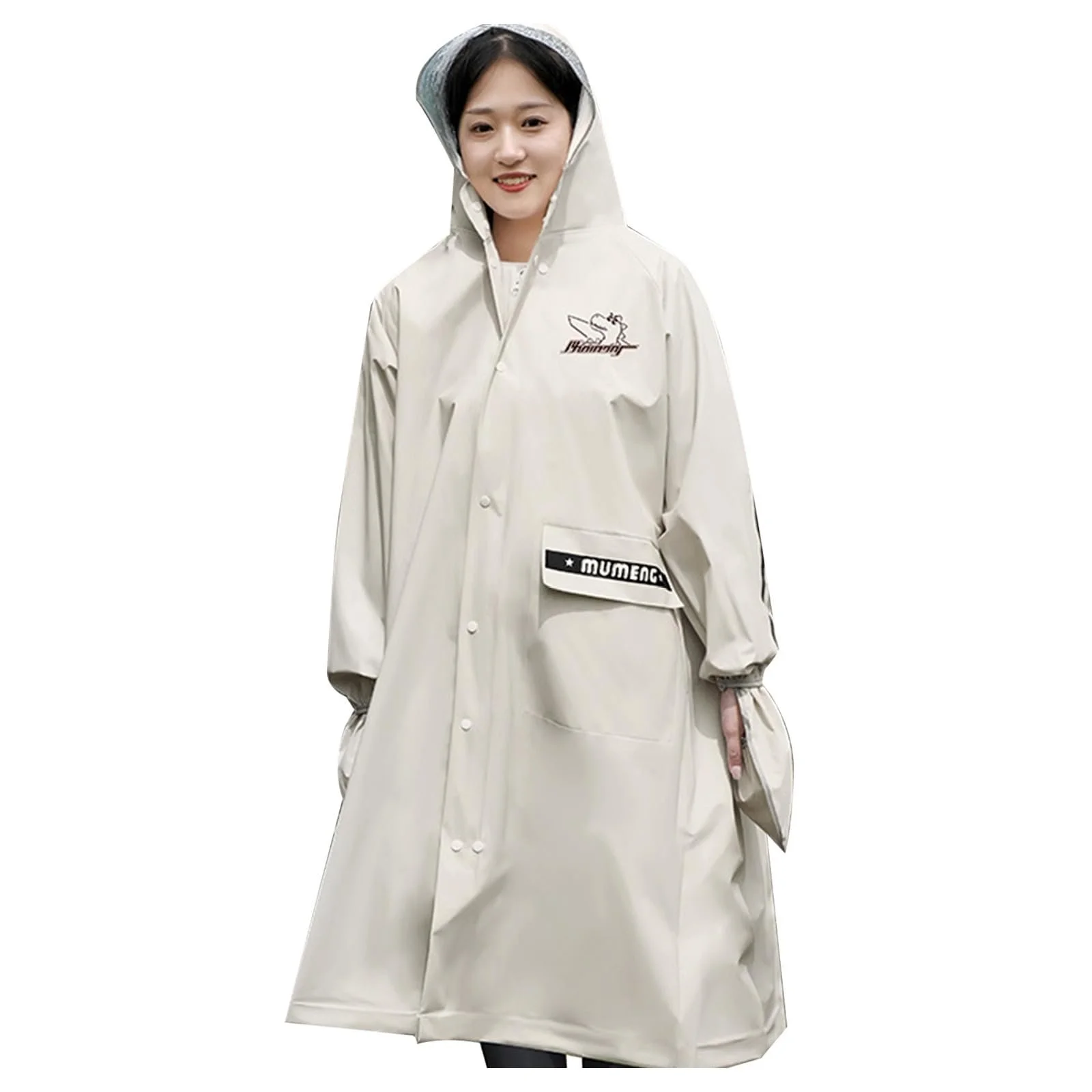 Велосипедный дождевик-пончо pxjsdwe для детей, для пеших прогулок с капюшоном, фото №1