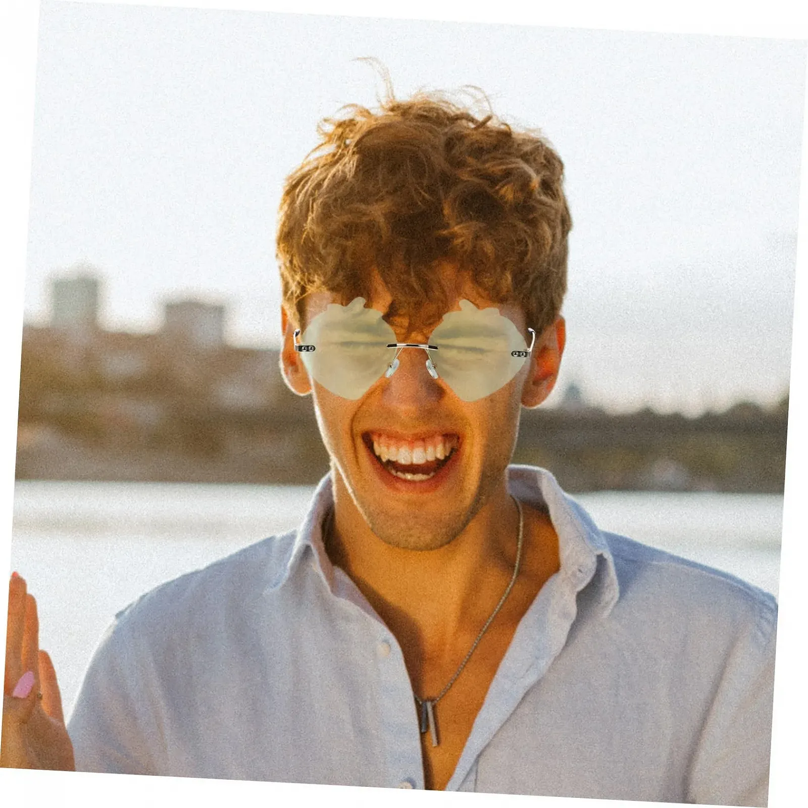 Сонцезахисні окуляри LIFKOME Полуниця, 4 пари, незвичайної форми, пластикові, без оправи, фото №2 Сонцезахисні окуляри LIFKOME Полуниця, 4 пари, незвичайної форми, пластикові, без оправи, фото №2