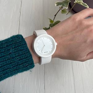 Женские силиконовые часы-конструктор actimer белый ремешок циферблат Mate white synthetic.ua - Фото 1