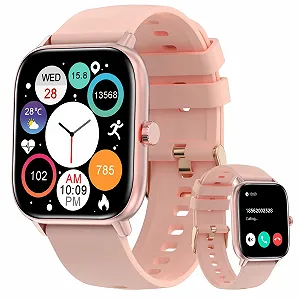 Смартчас Bebinca для женщин/мужчин с функцией телефона, 1,85-дюймовый HD квадратный сенсорный экран - Фото 1