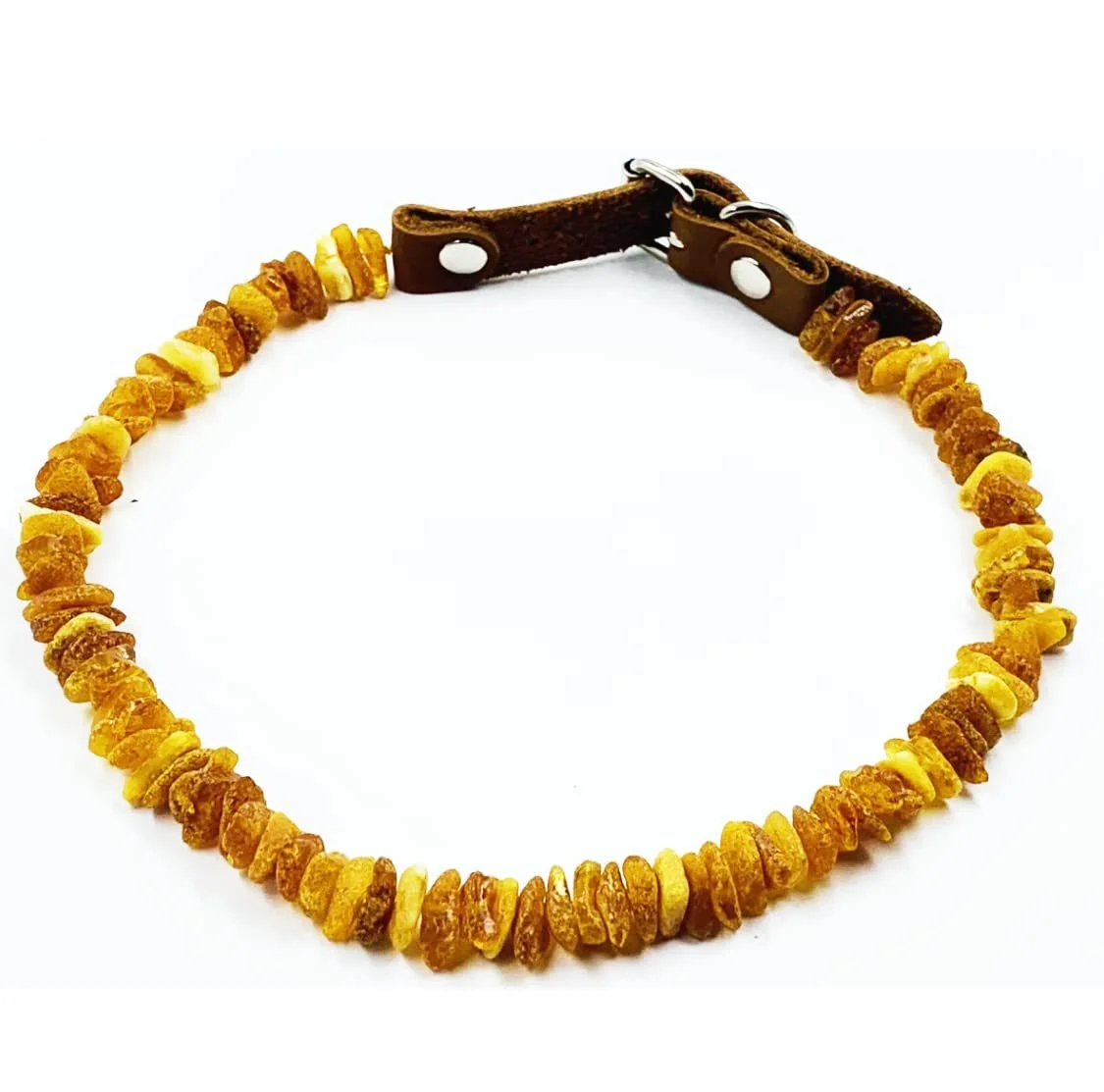 Нашийник Amber Natural Baltic Amber Raw Beads 55-60 см, фото №3