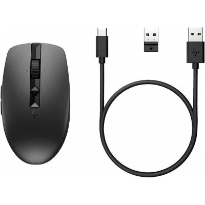 Мышка HP 710 Silent Rechargeable Wireless Black (6E6F2AA), фото №4 Мышка HP 710 Silent Rechargeable Wireless Black (6E6F2AA), фото №4