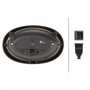 Рабочая фара HELLA 1GA 996 161-351 для MASSEY FERGUSON HAMM VALMET KRONE synthetic.ua - Фото 1