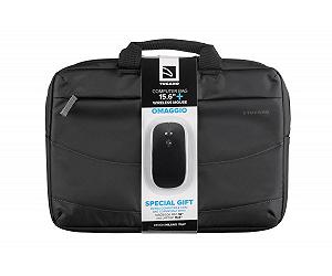 Tucano Сумка Idea 15.6", чорна бездротова миша - Фото 1