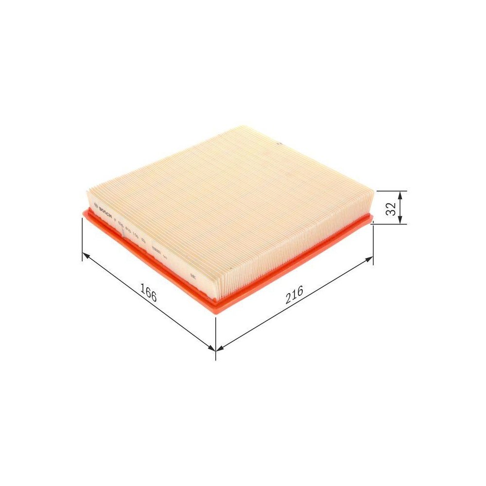 Воздушный фильтр BOSCH F 026 400 106 для FORD, фото №1 Воздушный фильтр BOSCH F 026 400 106 для FORD, фото №1