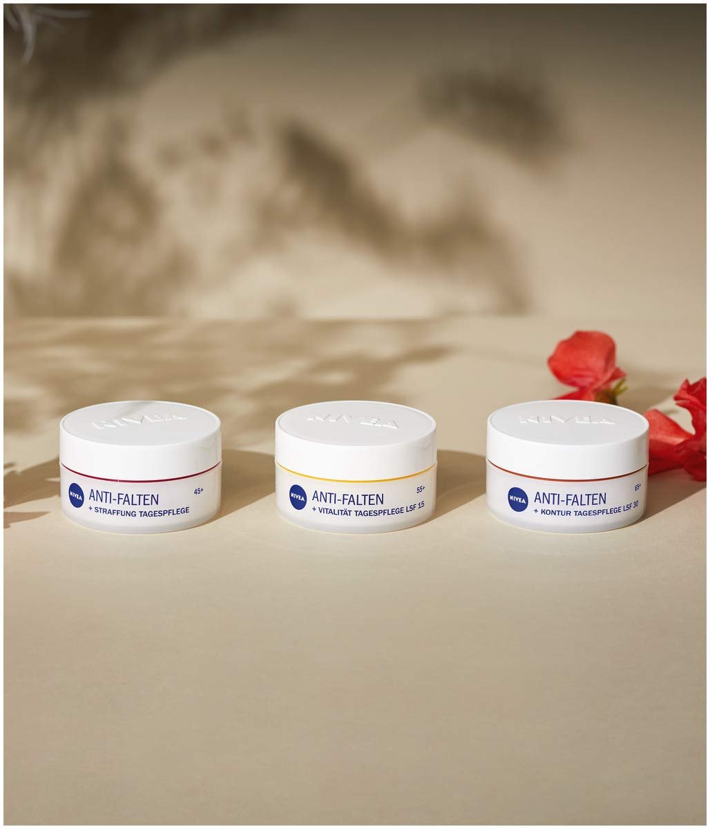 Денний крем Nivea Anti-Wrinkle + Contour проти зморшок SPF 15 55+ 50 мл, фото №8 Денний крем Nivea Anti-Wrinkle + Contour проти зморшок SPF 15 55+ 50 мл, фото №8