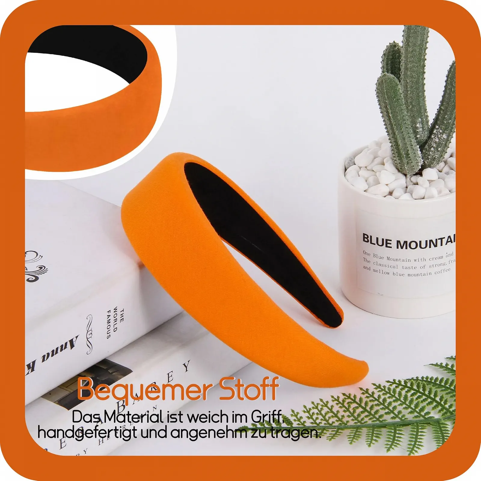 Обруч на Голову Помаранчева Аксесуар для Волосся, фото №3