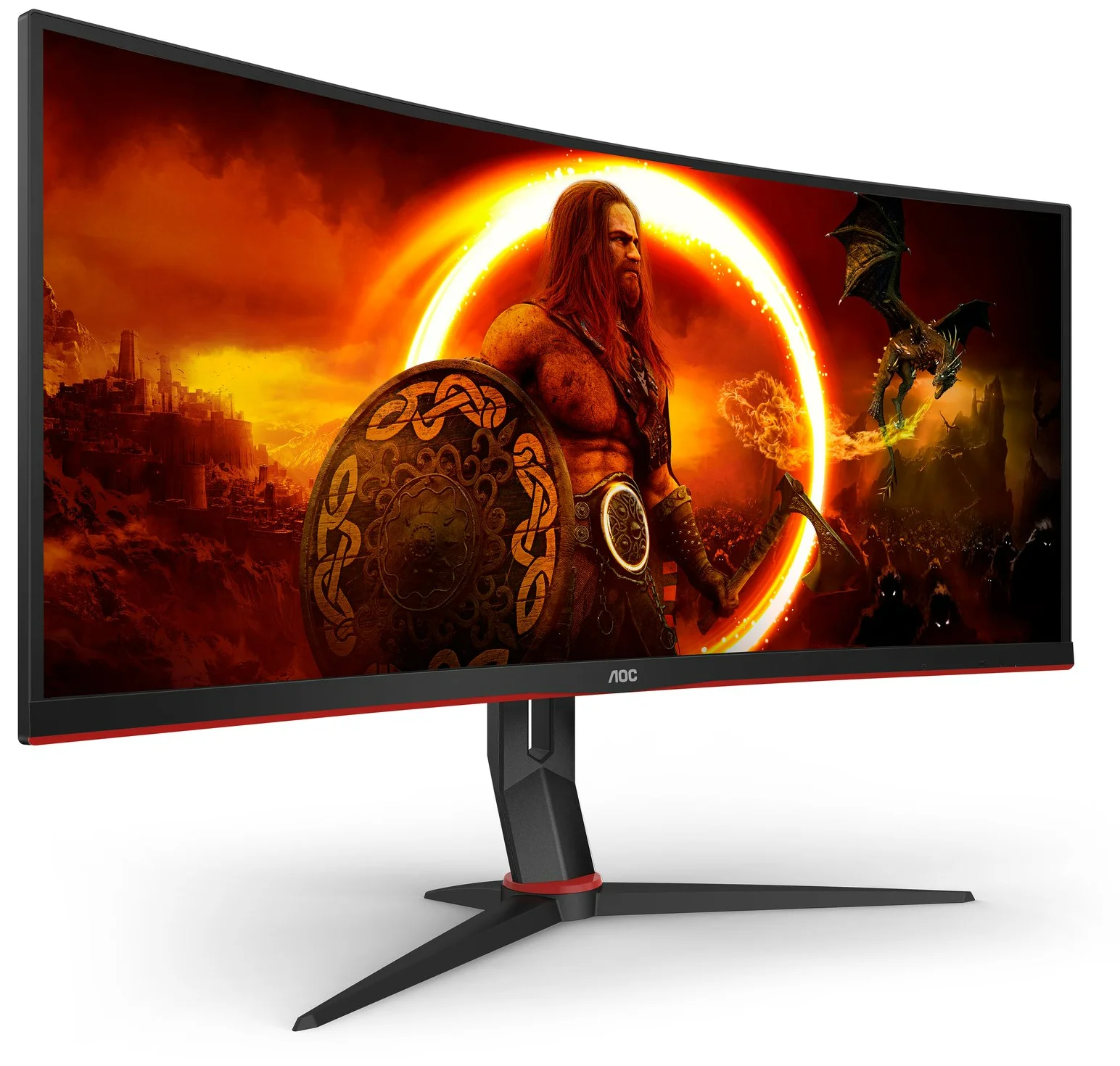 Монітор 34" AOC Gaming CU34G2XP 2K VA 180 Гц, фото №2