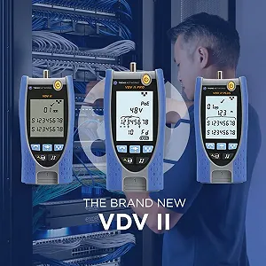 Тестер кабельний TREND Networks VDV II Pro для телефонних мережевих та телевізійних ліній Синій synthetic.ua - Фото 1
