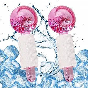 Прилад для тонізації обличчя Mizikuu, 2 шт, крижані кульки для обличчя, шиї та очей - Фото 1