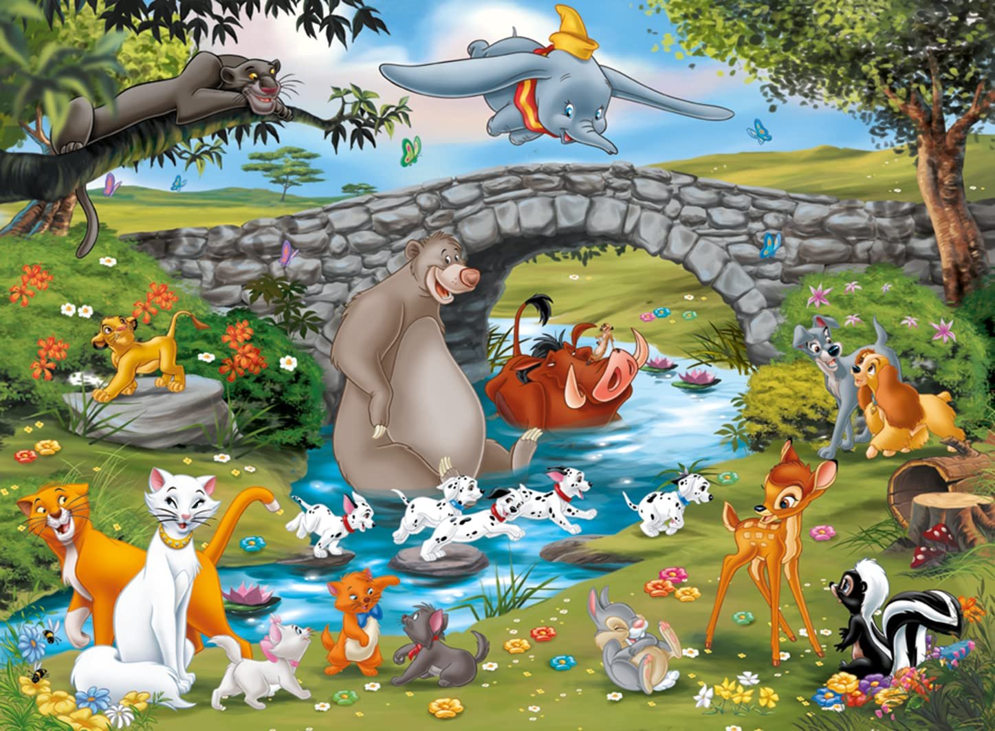 Пазл Ravensburger Disney Animal Friends 128091 100 элементов, фото №2 Пазл Ravensburger Disney Animal Friends 128091 100 элементов, фото №2