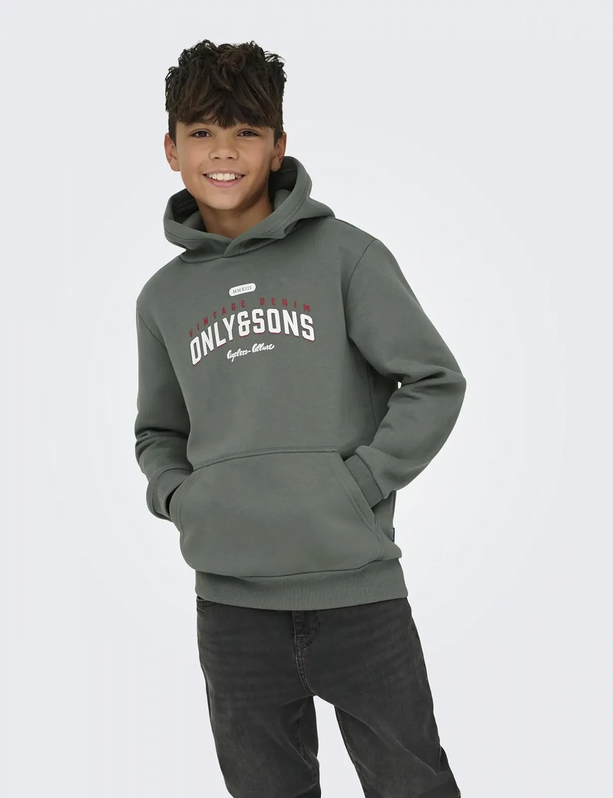 Худі Only & sons junior Osjceres Reg Vintage Print Hood SWT Noos, фото №3