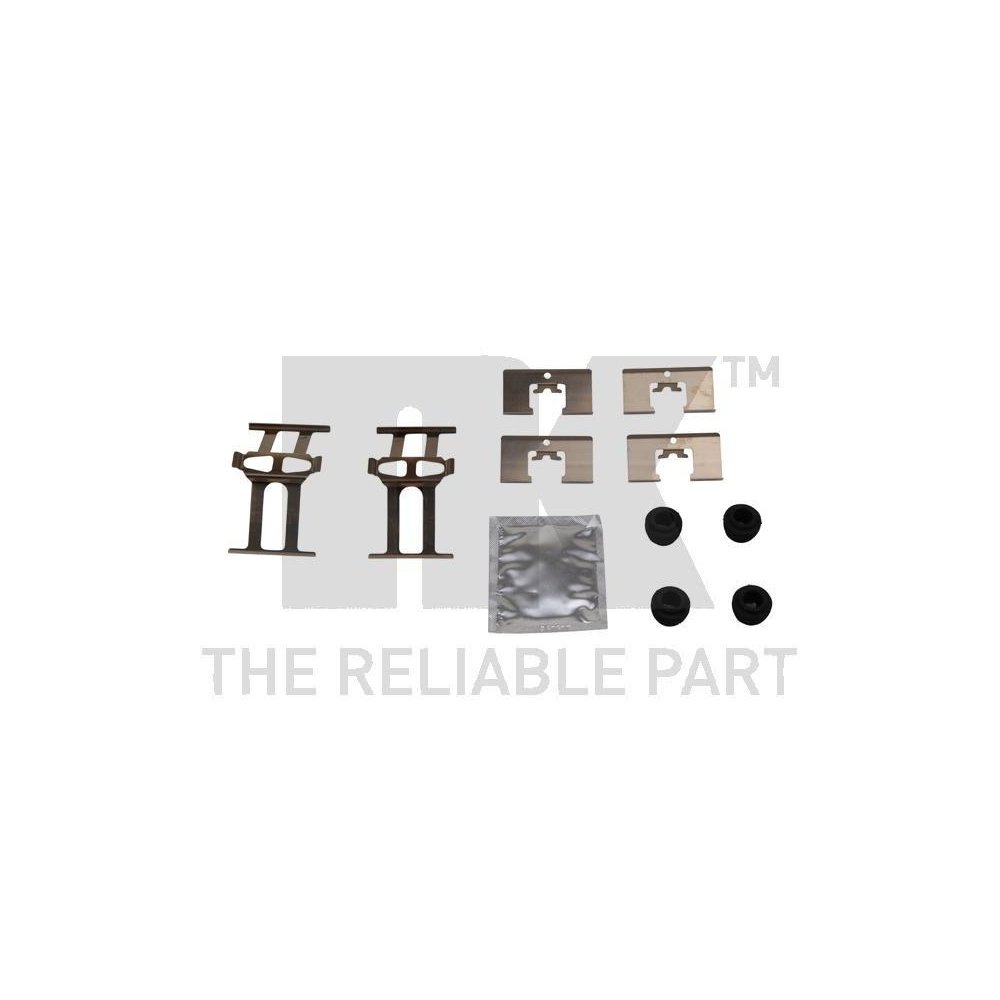 Комплект аксесуарів, гальмівні колодки NK 79261863 Задня вісь, фото №1