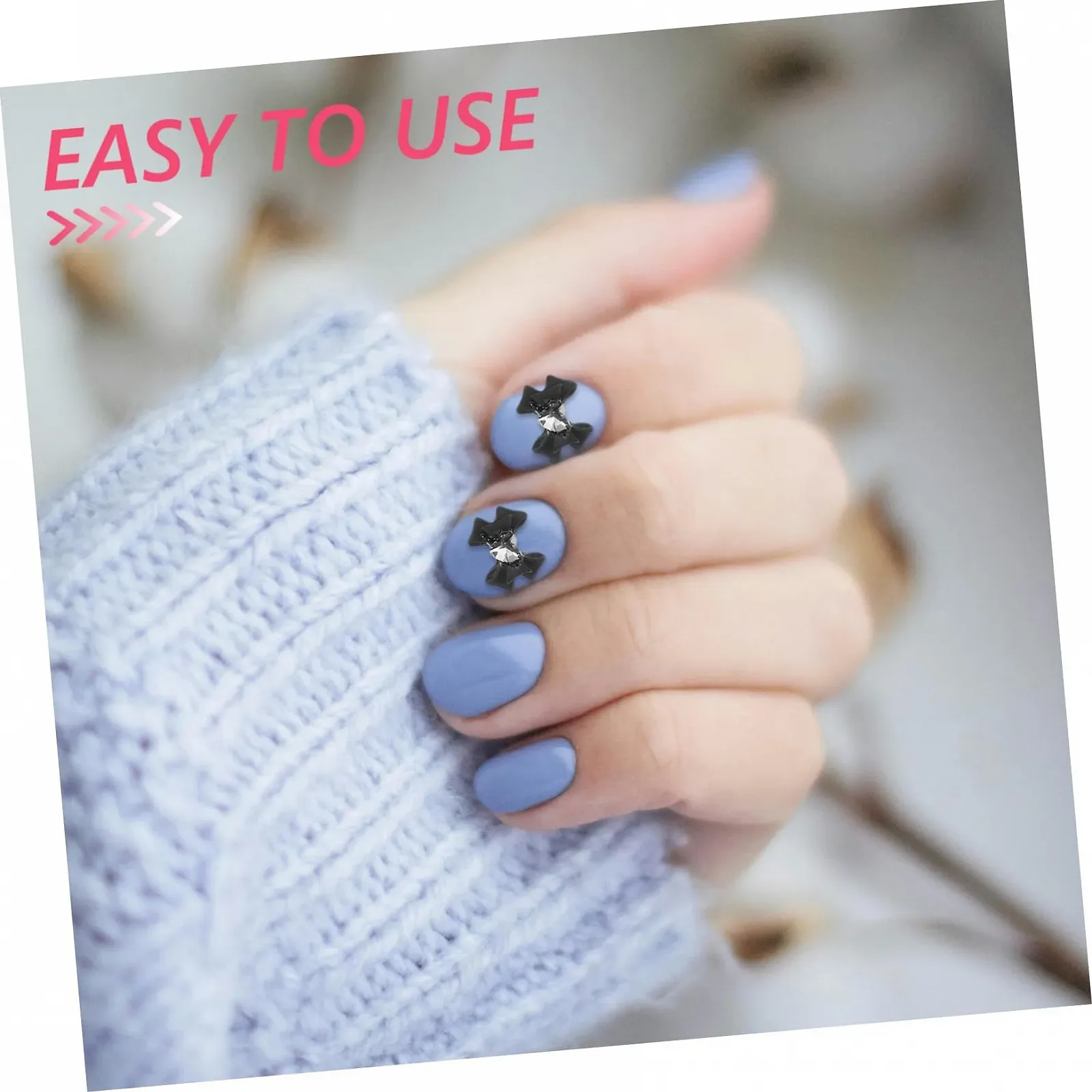 Украшение для ногтей Бантик Beavorty 120 шт., розовый, фото №5 Украшение для ногтей Бантик Beavorty 120 шт., розовый, фото №5