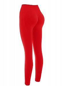 Леггинсы женские спортивные 10190 XL красные synthetic.ua - Фото 1