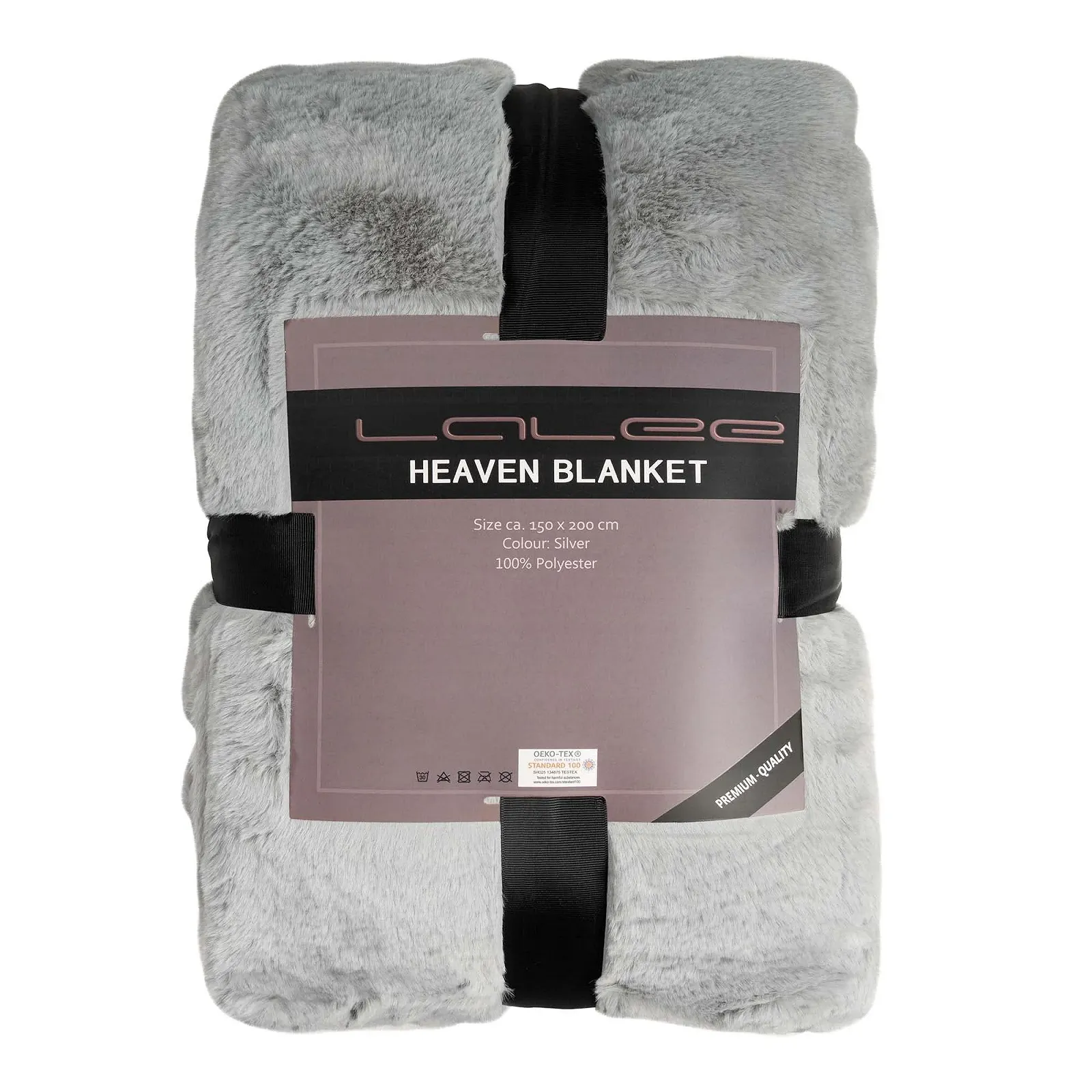 Покривало HEAVEN Хутряна Срібний (Світло-сірий) 150 x 200 см, фото №2