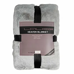 Покривало HEAVEN Хутряна Срібний (Світло-сірий) 150 x 200 см synthetic.ua - Фото 1