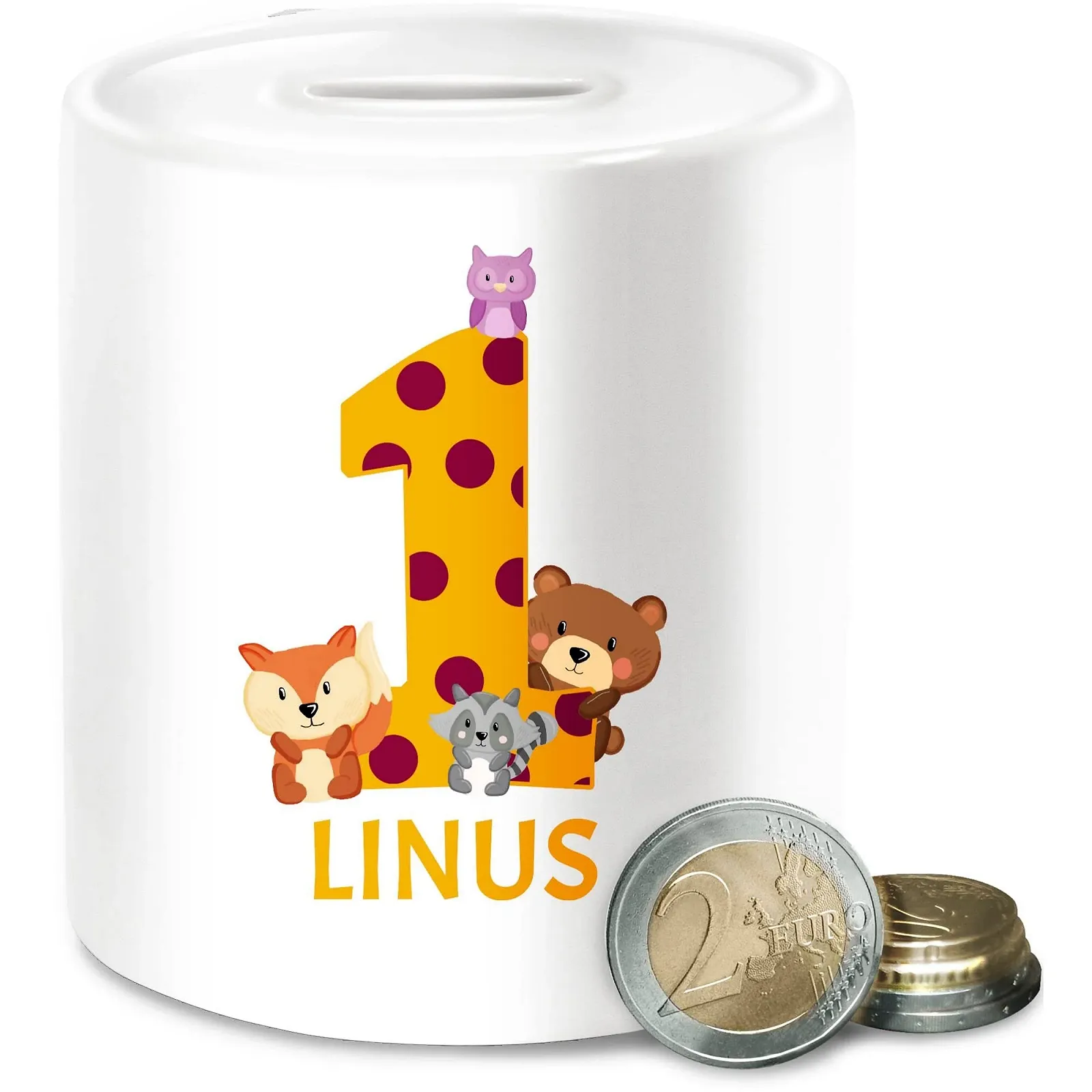 Скарбничка Forest Animals 1st Birthday, фото №1