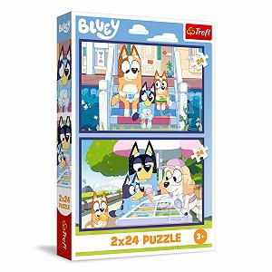 Купить Пазл Trefl Bluey Funny Bluey 2 в 1 2 х 24 элемента - Фото 1 Пазл Trefl Bluey Funny Bluey 2 в 1 2 х 24 элемента - Фото 1