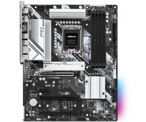 ASRock B760 PRO RS (1700/B760, 4*DDR5, 3xPCIex16 4xSATAІІІ 3xM.2, 2.5GLan, 7.1ch, ATX, фото №1 ASRock B760 PRO RS (1700/B760, 4*DDR5, 3xPCIex16 4xSATAІІІ 3xM.2, 2.5GLan, 7.1ch, ATX, фото №1