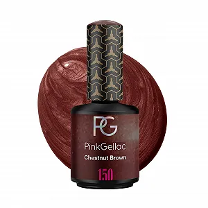 Купить Гель-лак Pink Gellac 150 Chestnut Brown, 15 мл, коричневый - Фото 1 Гель-лак Pink Gellac 150 Chestnut Brown, 15 мл, коричневый - Фото 1