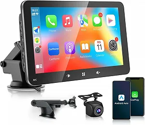 Автомагнітола Woibugee / 7" / Сенсорна / Apple CarPlay / Android Auto / Bluetooth / WI-FI / USB / AUX / TF slot - Фото 1