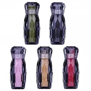 Икра для ногтей Mobestech 5 шт., Стразы для ногтей, Кристаллы Pixie, Разноцветные микро-икринки, Стеклянные бусины для ногтей, 3D украшения для женщин и девочек - Фото 1