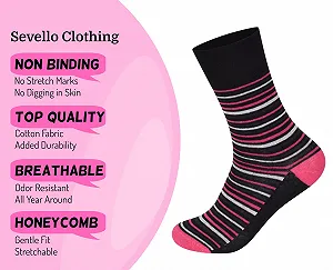 Жіночі шкарпетки Бавовняні еластичні One Size, 6 пар synthetic.ua - Фото 1