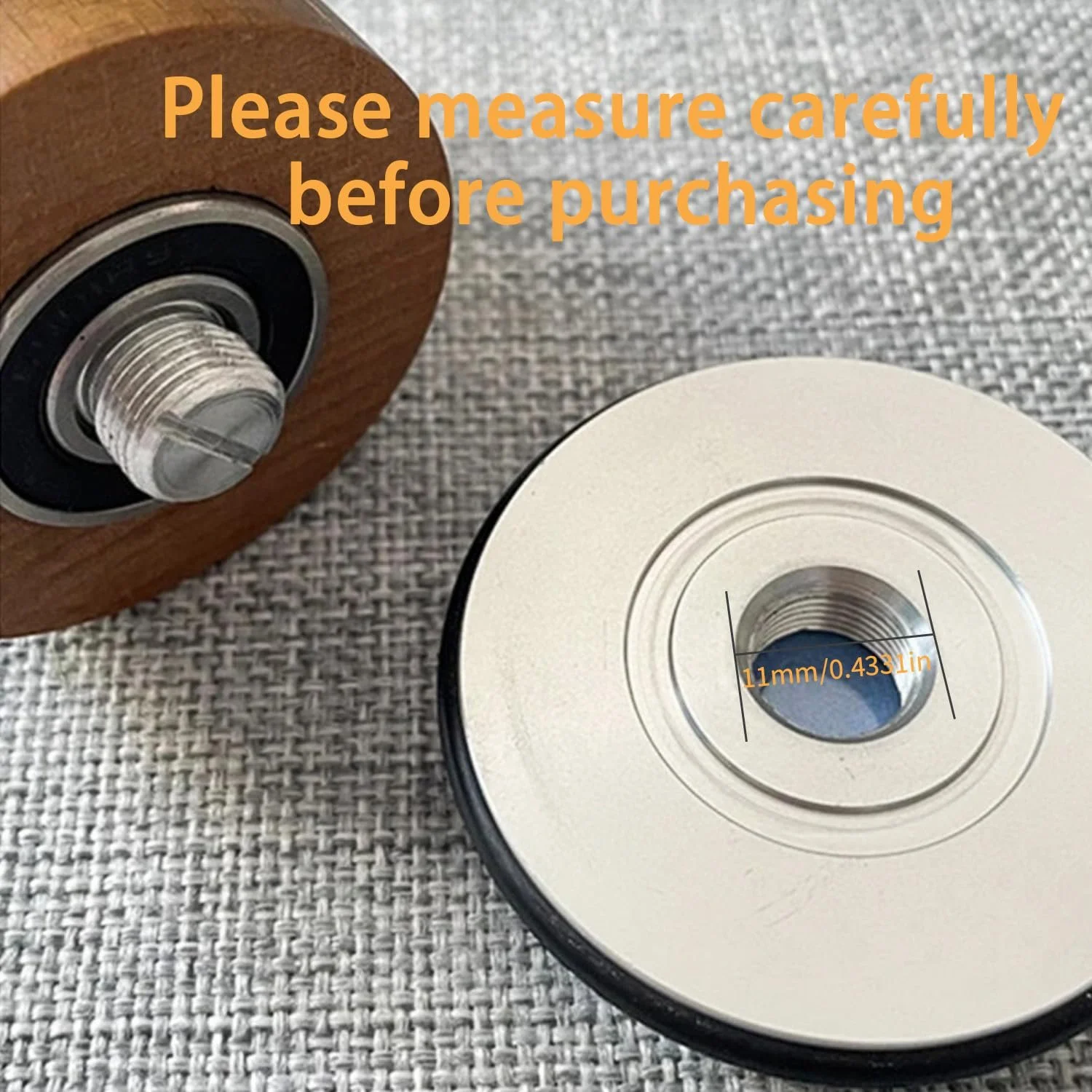 Диски змінні для роликової точилки алмазний 1000 та керамічний 3000 різьблення 11 мм 2 шт., фото №2 Диски змінні для роликової точилки алмазний 1000 та керамічний 3000 різьблення 11 мм 2 шт., фото №2