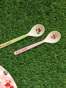 Ложка для риса, кофе Rice Melamine Spoon Love Therapy Print Набор из 2 шт synthetic.ua - Фото 1
