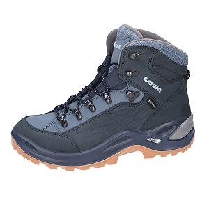 Черевики Женские Lowa Renegade Warm GTX Mid Navy Ice Blue synthetic.ua - Фото 1