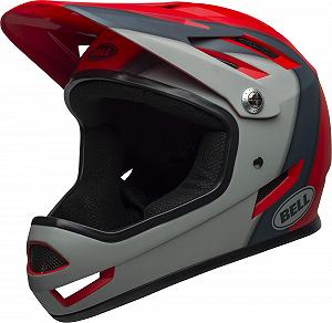 Шлем велосипедный BELL Sanction DH 2019 Красный / Серый - Фото 1