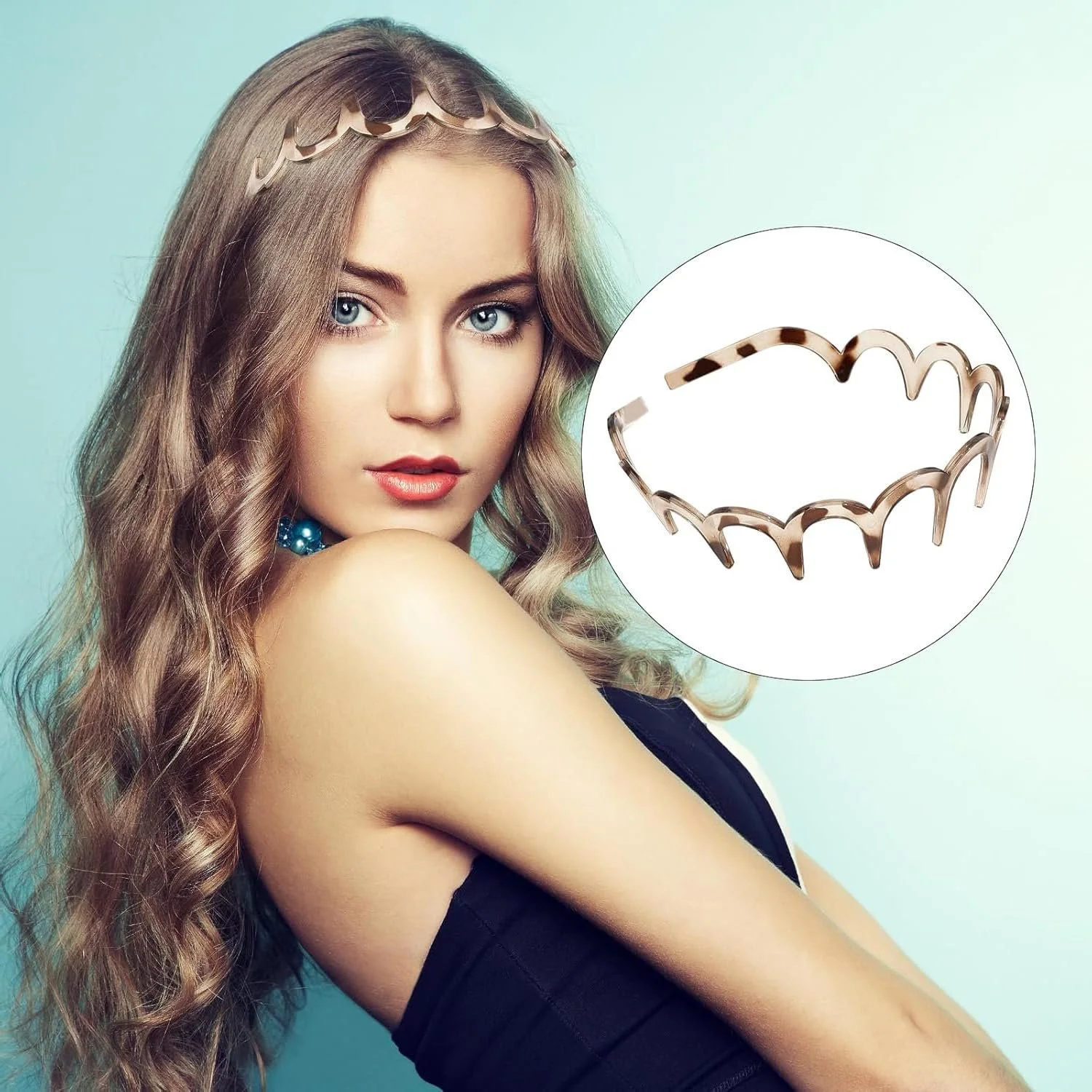 Обруч для волосся зигзаг, фото №4