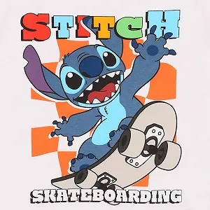 Пижама Disney Stitch Хлопковая для мальчиков с короткими рукавами Летняя synthetic.ua - Фото 1