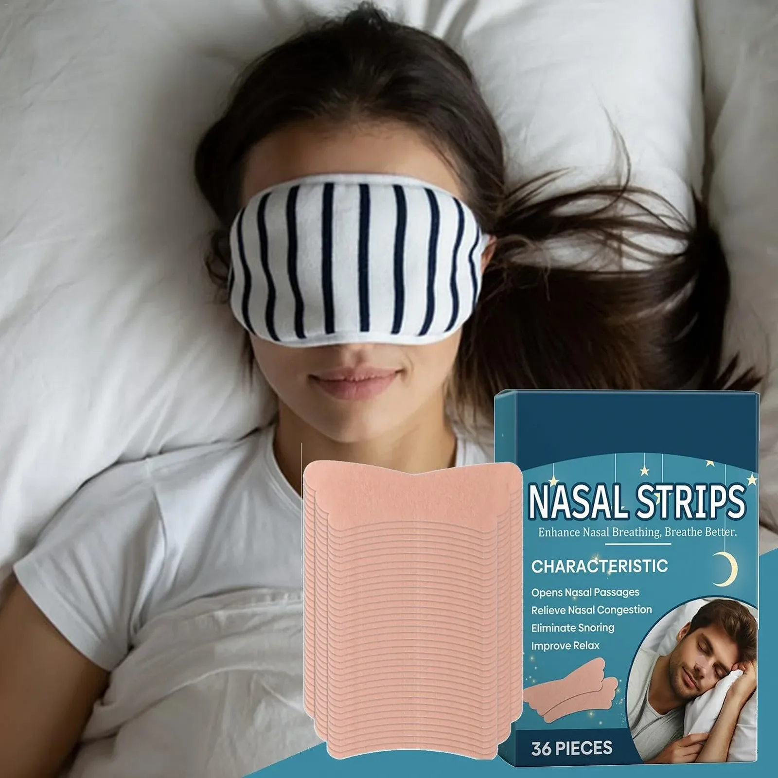 Смужки для носа для сну, фото №2