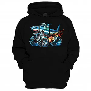 Худі для хлопчиків Spaß Kostet Monster Trucks з акулою - Фото 1