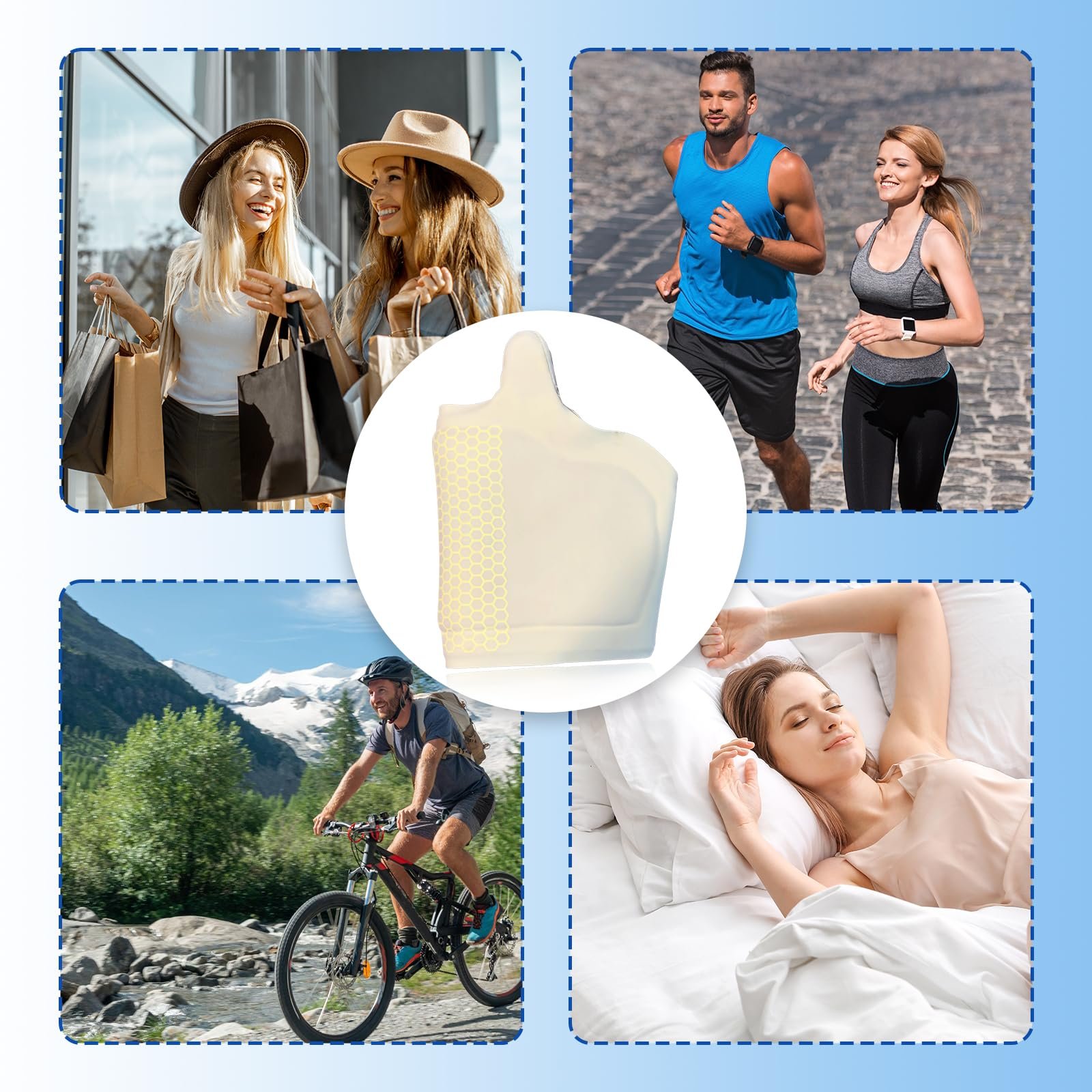 Носки для коррекции Hallux Valgus, 1 пара, с гелевой подушкой, фото №7 Носки для коррекции Hallux Valgus, 1 пара, с гелевой подушкой, фото №7