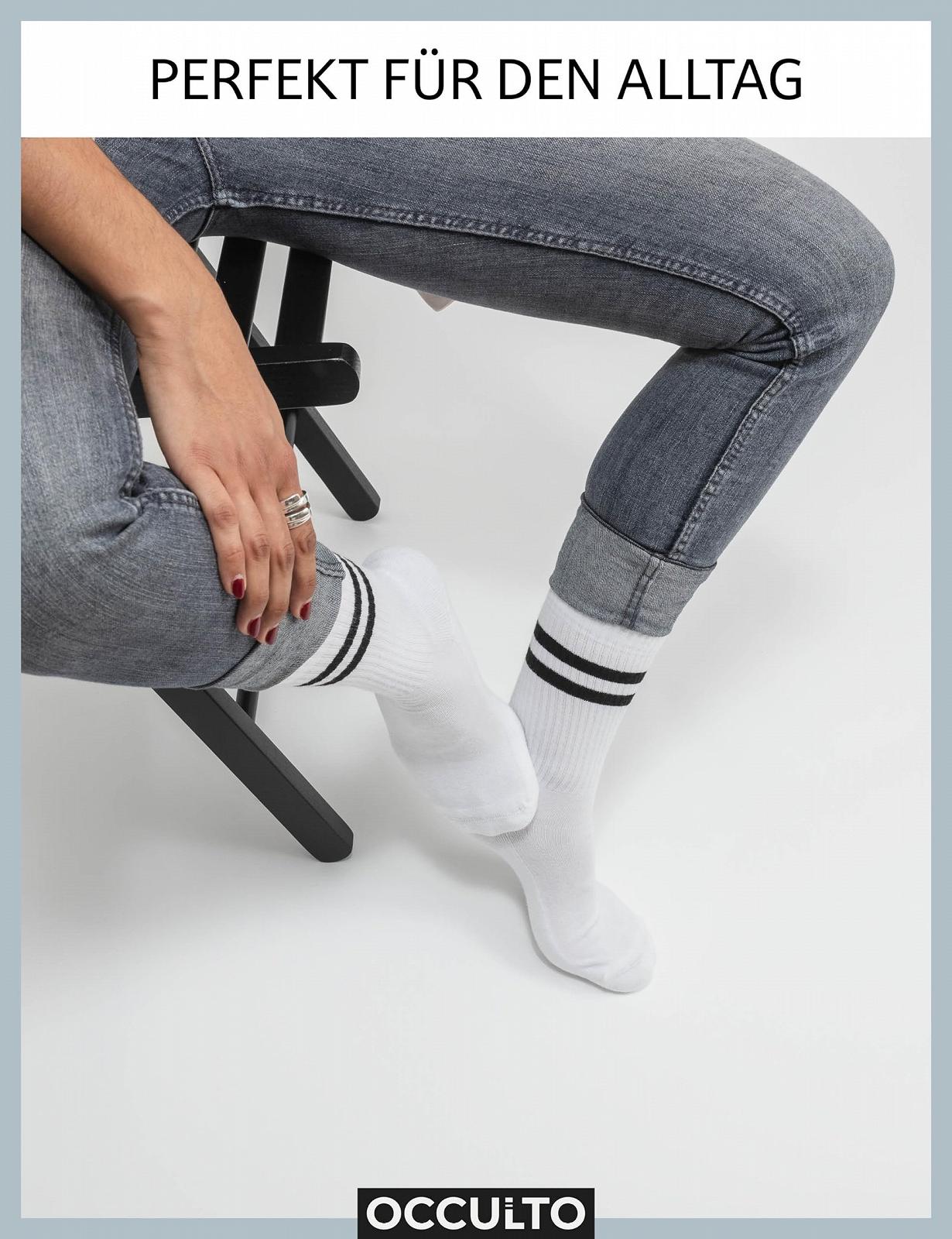 Носки Occulto женские ретро теннисные, упаковка 6 штук (Модель: Serena), спортивные носки, фото №5